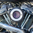 Load image into Gallery viewer, S&amp;S Cycle 2017+ M8 Models Stealth Air Stinger Kit w/ S&amp;S Ring - Installation View