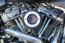 Load image into Gallery viewer, S&amp;S Cycle 2017+ M8 Models Stealth Air Stinger Kit w/ S&amp;S Ring - Installation View