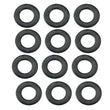 Load image into Gallery viewer, S&amp;S Cycle .255in x .438in x .024in Rubber Coated Steel Flat Washer - 12 Pack - Side View