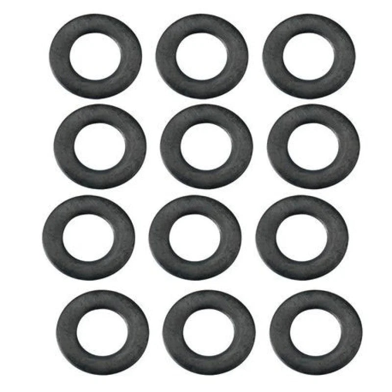 S&S Cycle .255in x .438in x .024in Rubber Coated Steel Flat Washer - 12 Pack - Side View