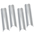 Load image into Gallery viewer, S&amp;S Cycle 2.600in Pushrod Cover Keeper Set - Chrome - Side View