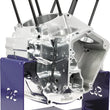 Load image into Gallery viewer, S&amp;S Cycle 36-99 BT Blue Engine Stand - Side View