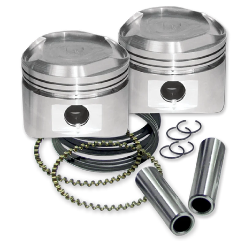 S&S Cycle 84-99 3-1/2in x 4-1/4in Standard 80in Piston Set