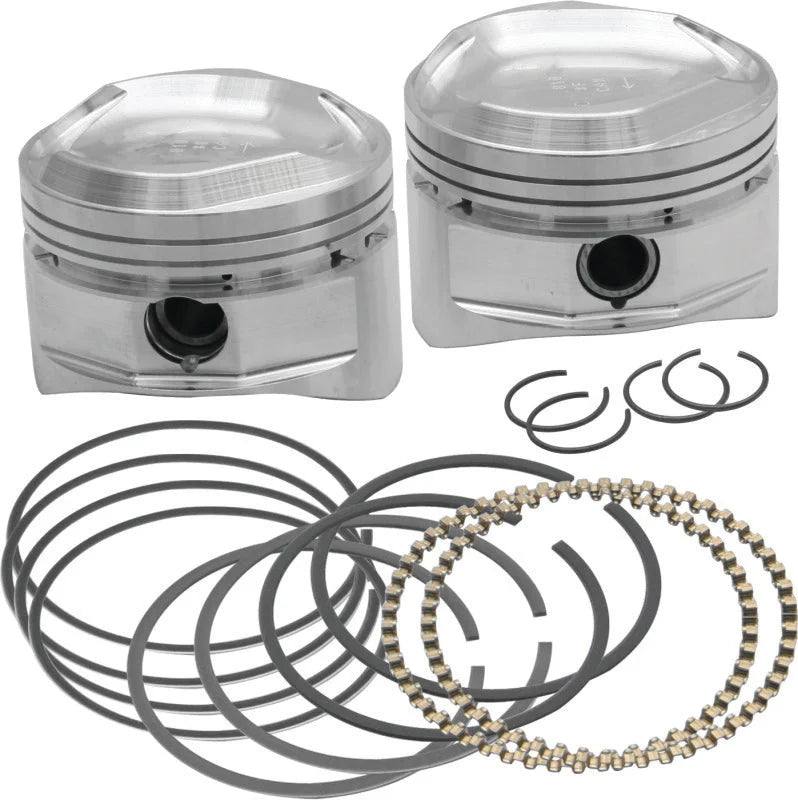 S&S Cycle 84-99 BT HSF 3-5/8in Piston Set - .010in - Main Product View