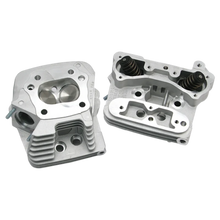 Load image into Gallery viewer, S&amp;S Cycle 84-99 BT Performance Replacement Low Compression 82cc Cylinder Heads - Natural - Side View