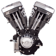 Load image into Gallery viewer, S&amp;S Cycle 84-99 BT V111 Long Block Engine - Wrinkle Black - Side View
