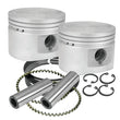 Load image into Gallery viewer, S&amp;S Cycle 84-99 BT w/ Stock Heads .020in 80in Cast Flat-Topped Replacement Piston Kit - Main Product View