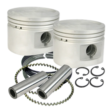Load image into Gallery viewer, S&amp;S Cycle 84-99 BT w/ Stock Heads .020in 80in Cast Flat-Topped Replacement Piston Kit - Side View