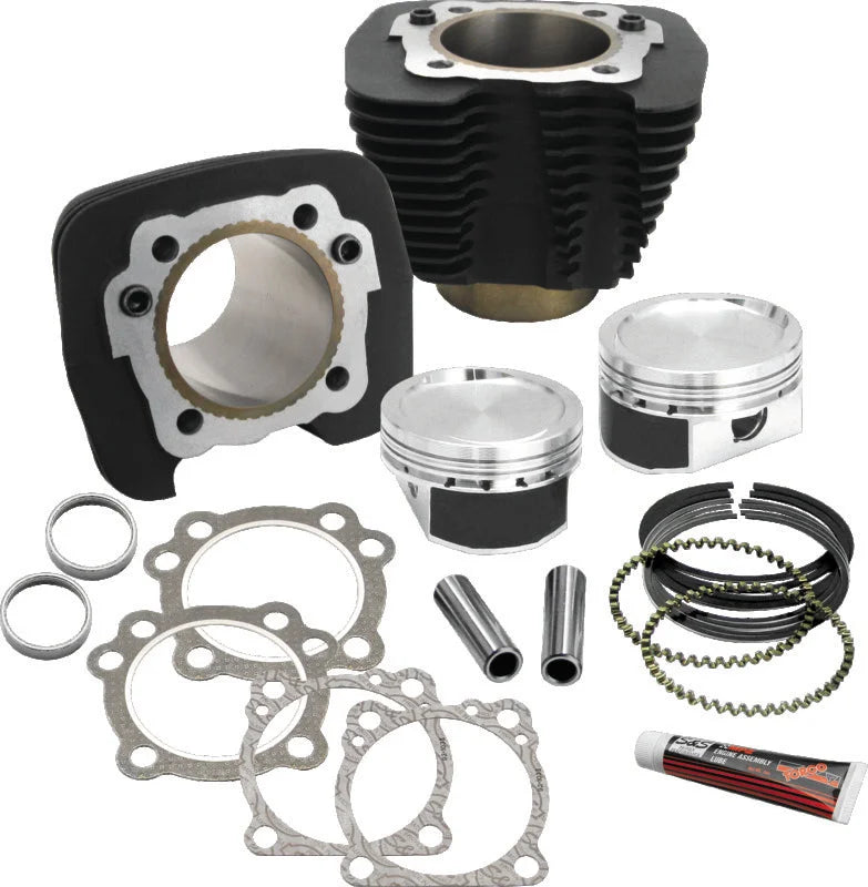 S&S Cycle 86-19 Sportster Models 883 to 1200cc Conversion Kit - Wrinkle Black - Main Product View