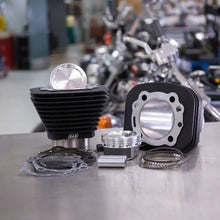 Load image into Gallery viewer, S&amp;S Cycle 86-19 Sportster Models 883 to 1200cc Conversion Kit - Wrinkle Black - Side View