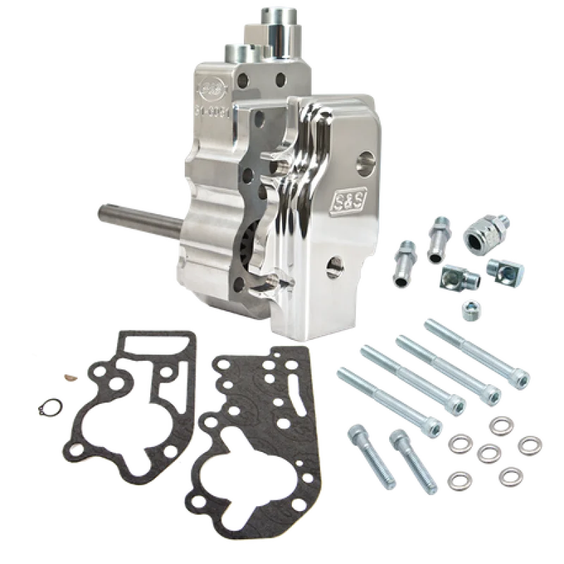 S&S Cycle 92-99 BT Standard Billet Oil Pump Only Kit - Side View