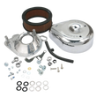 Load image into Gallery viewer, S&amp;S Cycle 93-99 BT/91-03 Sportster Models Teardrop Air Cleaner Kit for S&amp;S Super E/G Carb - Side View