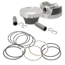 Load image into Gallery viewer, S&amp;S Cycle 99-06 BT 3.927in Standard Bore 97in Big Bore Forged Piston Set - Side View