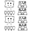 Load image into Gallery viewer, S&amp;S Cycle 99-17 BT Rocker Box Gasket Kit - Side View