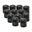 Load image into Gallery viewer, S&amp;S Cycle 99-18 BT/2017+ M8/X-Wedge Black Oil Filter - 12 Pack - Side View