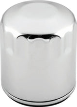 Load image into Gallery viewer, S&amp;S Cycle 99-18 BT/2017+ M8/X-Wedge Chrome Oil Filter - 12 Pack - Main Product View