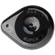 Load image into Gallery viewer, S&amp;S Cycle Replacement Classic Teardrop Cover - Gloss Black - Side View