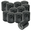 Load image into Gallery viewer, S&amp;S Cycle Sportster/Evolution Models Black Oil Filters - 12 Pack - Side View