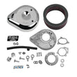 Load image into Gallery viewer, S&amp;S Cycle Stock Bore Throttle By Wire Teardrop Air Cleaner Kit Chrome fits 2008-2016 Harley-Davidson FLHR Road / 2008-2013...