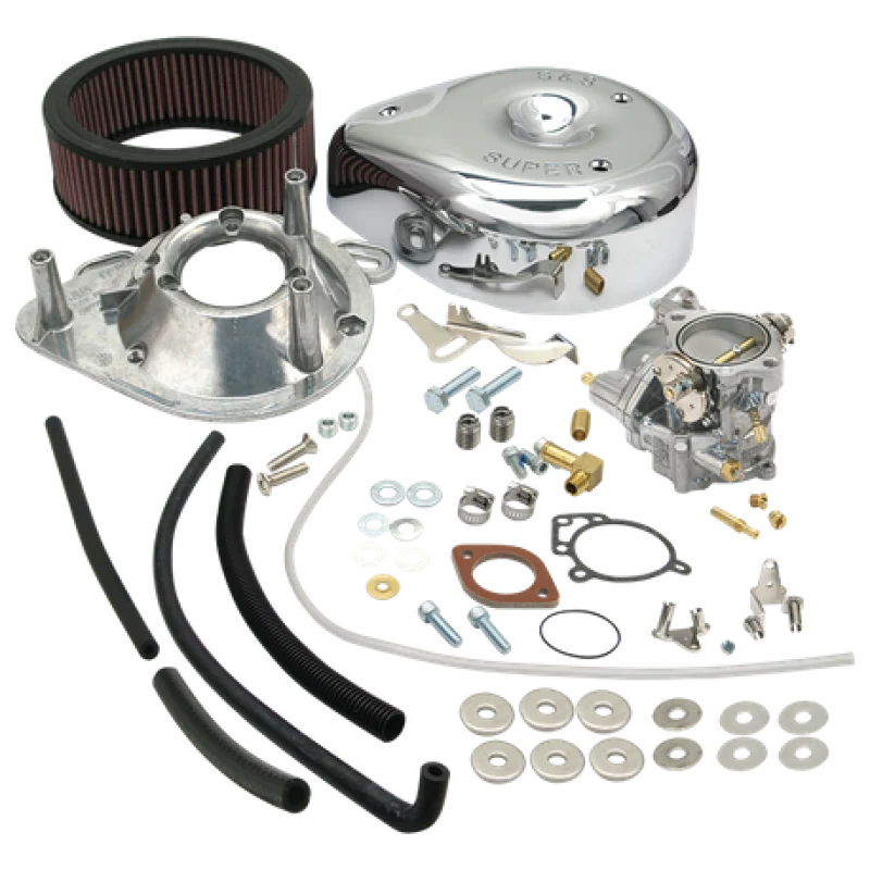 S&S Cycle Super E Carburetor Kit w/o Manifold & Mounting Hardware fits 1984-1992 Harley-Davidson FLHS / FLST / FLSTC / FLS...