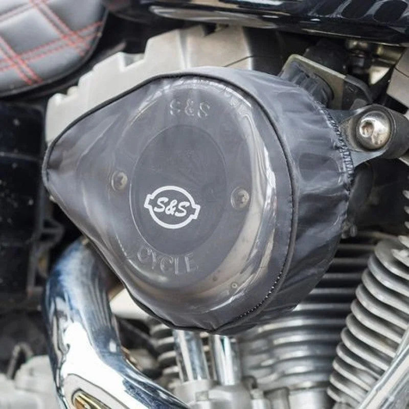 S&S Cycle Teardrop Air Stinger Pre-Filter Air Cleaner Cover Filter - Side View