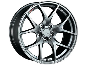 SSR GTV03 18x8.5 5x114.3 40mm Offset Flat Black Wheel 05-07 STI / 11+ tC - Side View