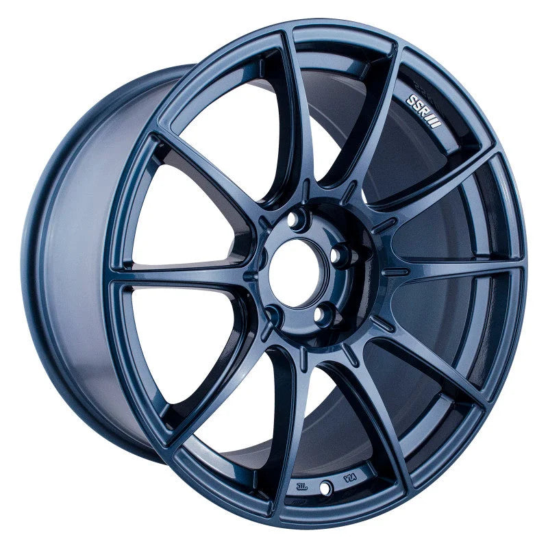 SSR GTX01 18x9.5 5x114.3 22mm Offset Blue Gunmetal Wheel (Min Qty. of 40 S/O, No Cancellations) - Main Product View