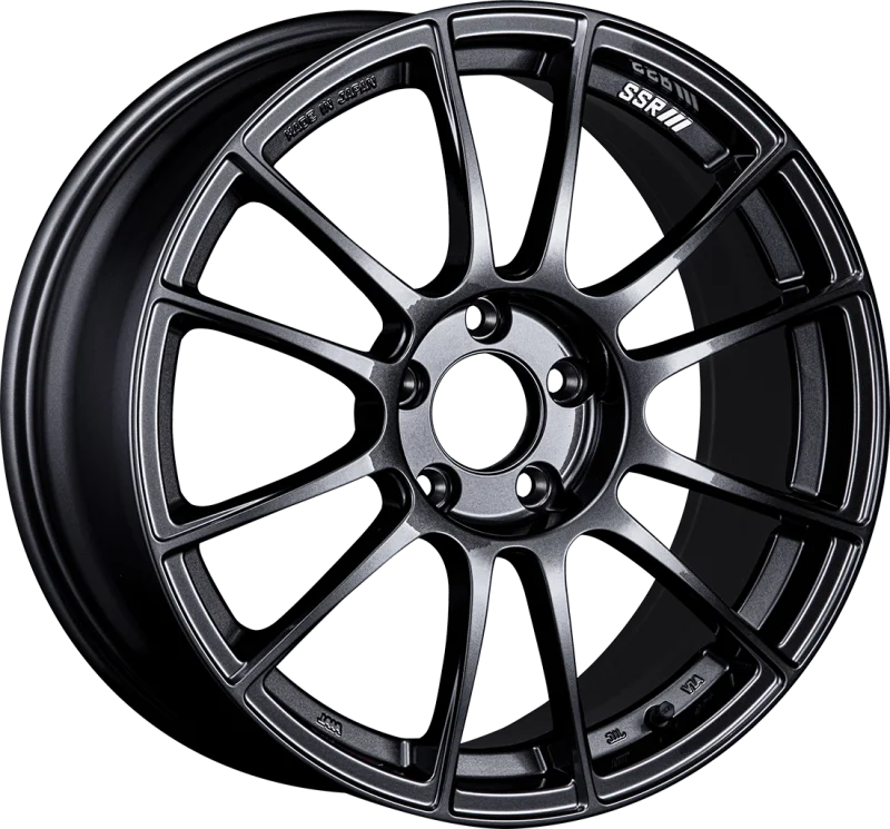 SSR GTX04 18x7.5 5x114.3 50mm Offset Dark Gunmetal Wheel