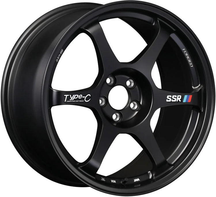 SSR Type-C Forged 18x8.5 +44 5/112 - Sprint Black Wheel