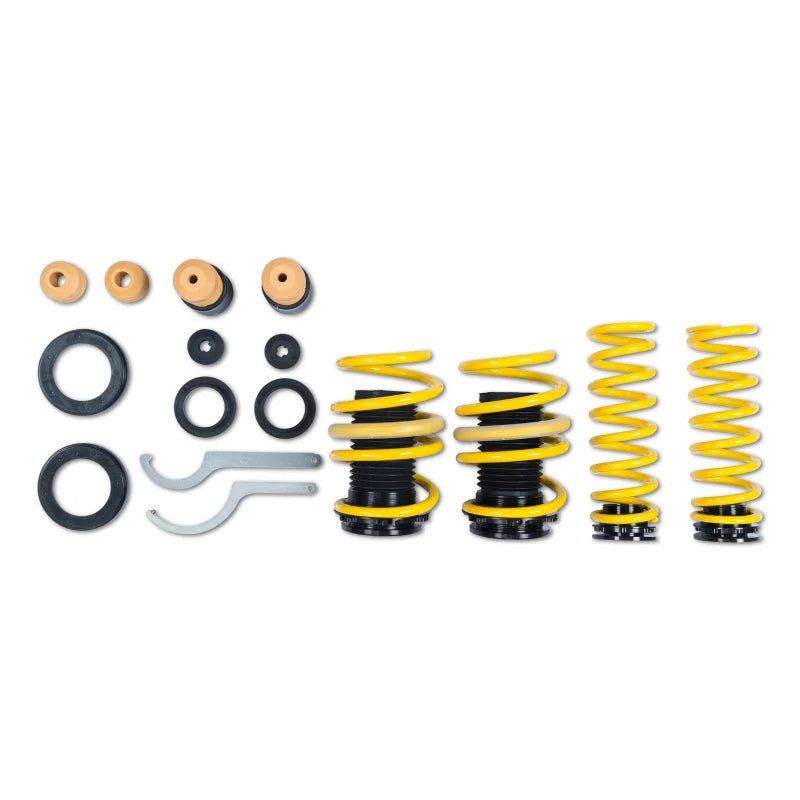ST Adjustable Lowering Springs 17-19 Audi S3/RS3 8V (Will Not Fit Vehicles w/ EDC) - Installation View