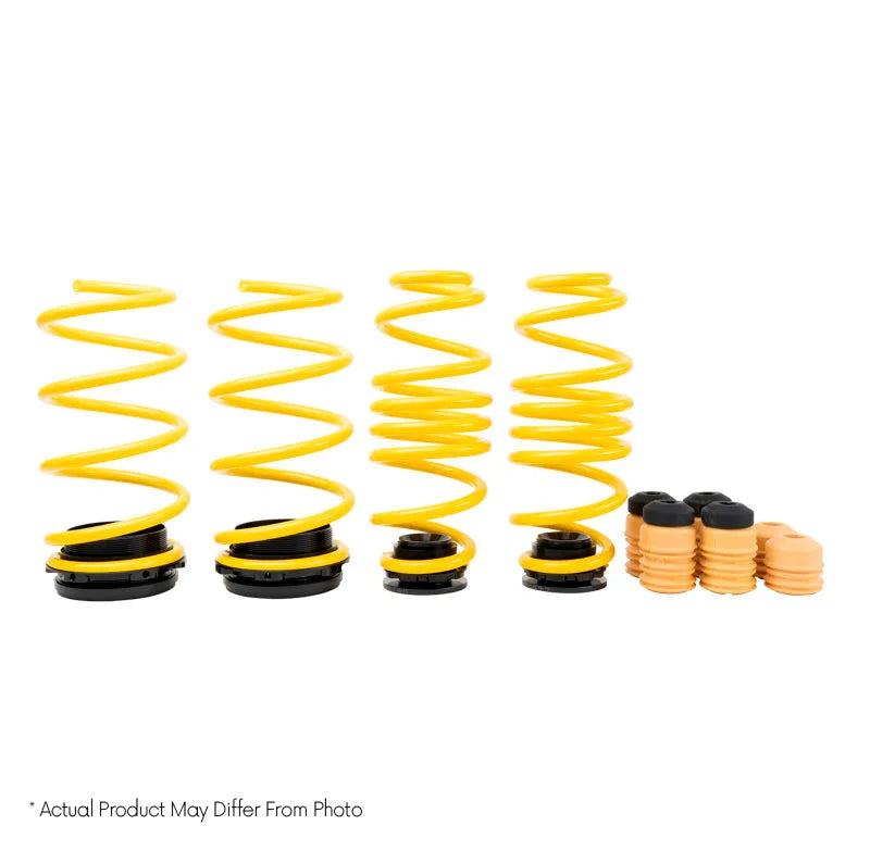 ST Suspensions 2018+ BMW M5 Adjustable Lowering Springs - Back View