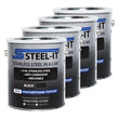 Load image into Gallery viewer, STEEL-IT Black Polyurethane Case 4 x 1 Gallon CASE1012G
