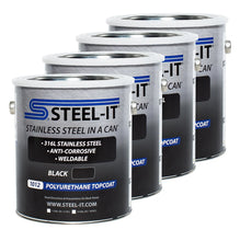 Load image into Gallery viewer, STEEL-IT Black Polyurethane Case 4 x 1 Gallon CASE1012G