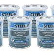 Load image into Gallery viewer, STEEL-IT Charcoal Polyurethane Case 6 x 1 Quart CASE1006Q