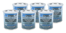 Load image into Gallery viewer, STEEL-IT Charcoal Polyurethane Case 6 x 1 Quart CASE1006Q