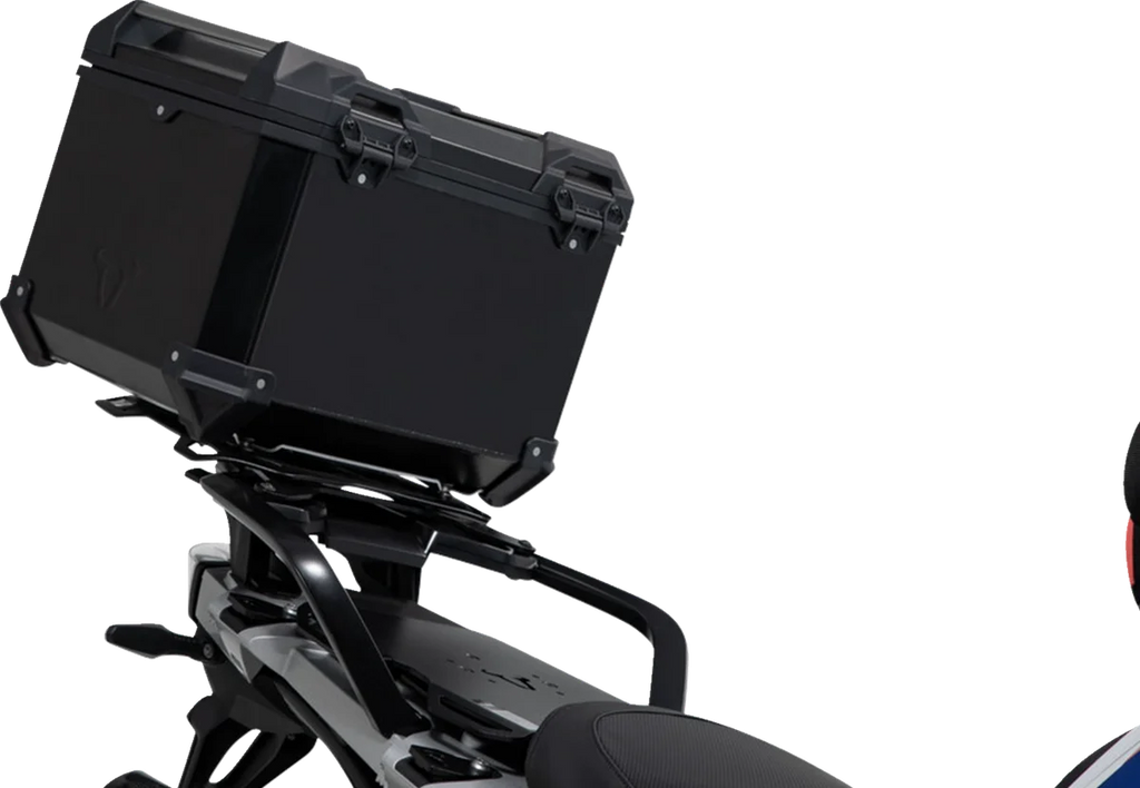 SW-MOTECH ADVENTURE-RACK for Luggage - BMW - 1200/1250 GS - For Top Case, Sys Bag GPT.07.782.19000/B - Installation View