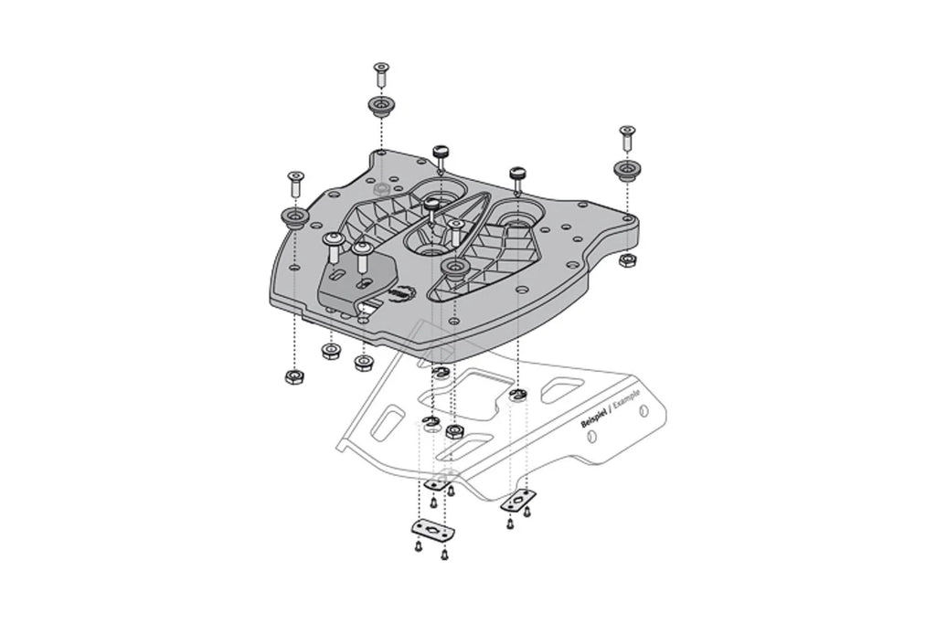 SW-MOTECH Adapter Plate for ALU-RACK GPT.00.152.400 - Main Product View