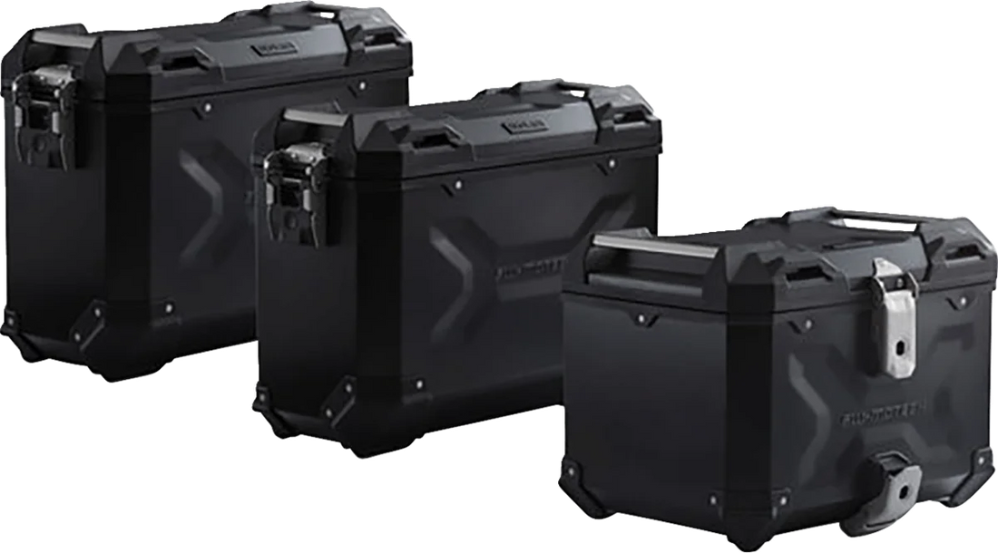 SW-MOTECH Adventure Luggage System - Black - BMW F850 '20-'23 ADV.07.897.75200/B - Back View