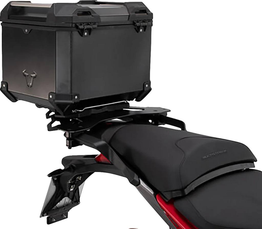 SW-MOTECH Adventure Luggage System - Black - Ducati Multistrada '16-'24 ADV.22.114.75000/B - Back View