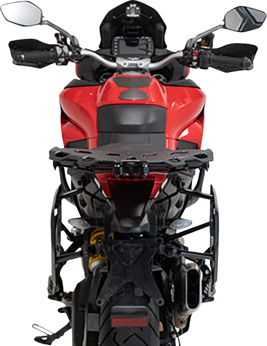 SW-MOTECH Adventure Luggage System - Black - Ducati Multistrada '16-'24 ADV.22.114.75000/B - Installation View