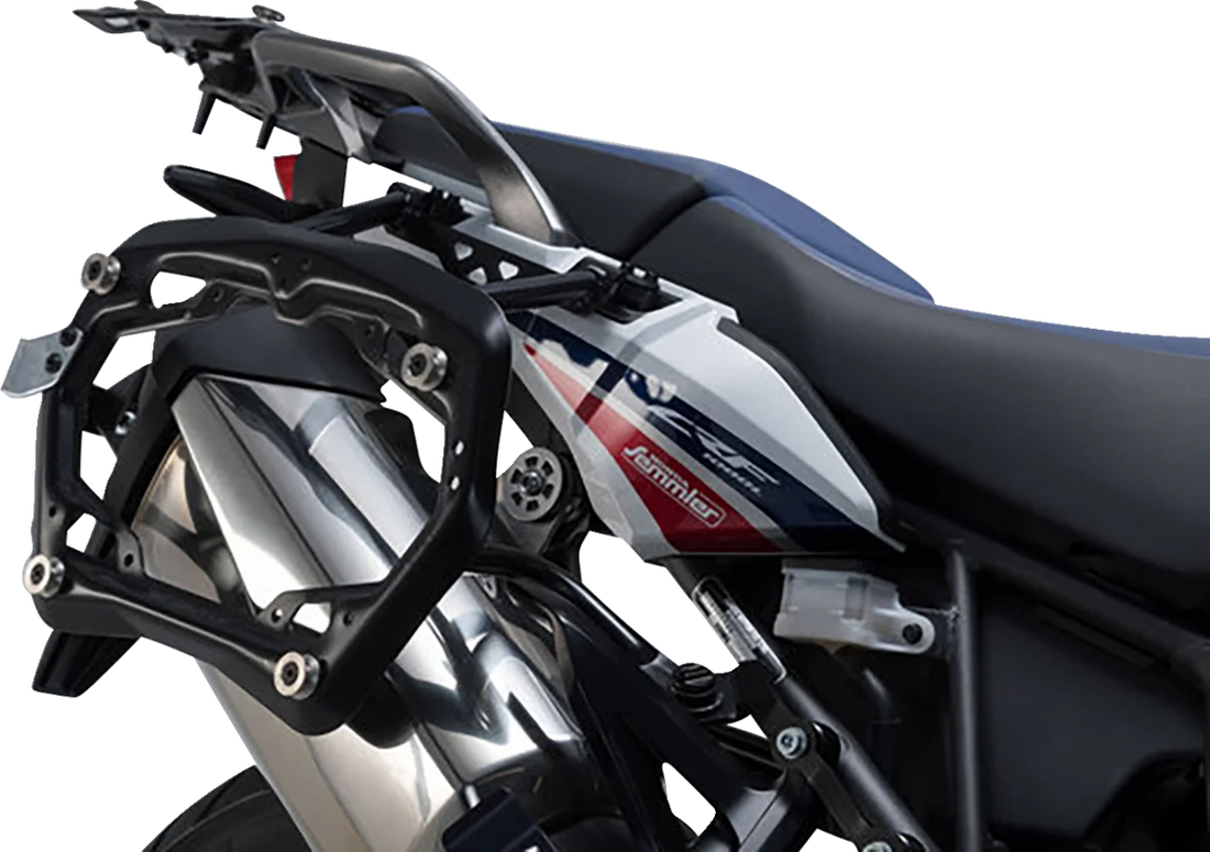 SW-MOTECH Adventure Luggage System - Black - Honda Africa Twin '16-'17 ADV.01.622.75001/B - Installation View