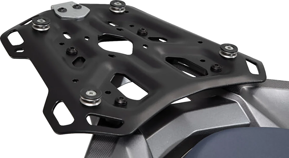 SW-MOTECH Adventure Luggage System - Black - Honda Africa Twin '18-'22 ADV.01.890.75000/B - Back View