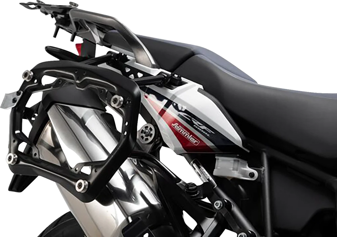 SW-MOTECH Adventure Luggage System - Black - Honda Africa Twin '18-'22 ADV.01.890.75000/B - Installation View