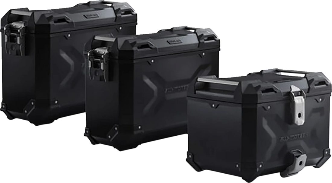 SW-MOTECH Adventure Luggage System - Black - Honda Transalp '24 ADV.01.070.75000/B - Back View