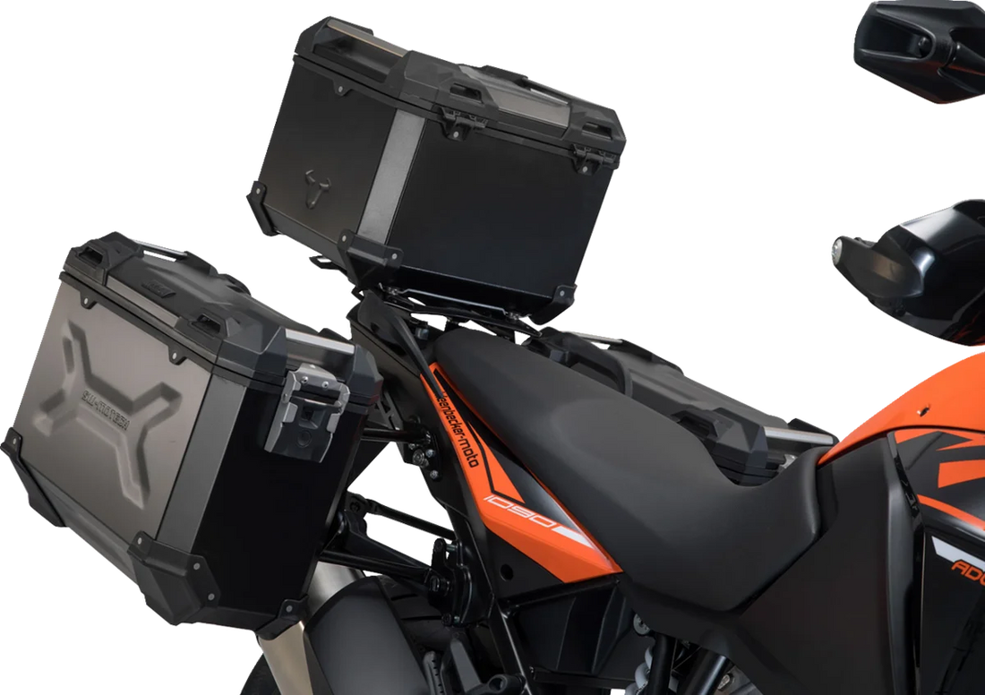 SW-MOTECH Adventure Luggage System - Black - KTM Super/Adventure '13-'20 ADV.04.333.75002/B - Back View