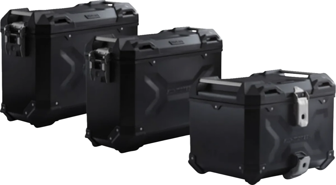 SW-MOTECH Adventure Luggage System - Black - Kawasaki Versys '18-'19 ADV.08.922.75001/B - Side View