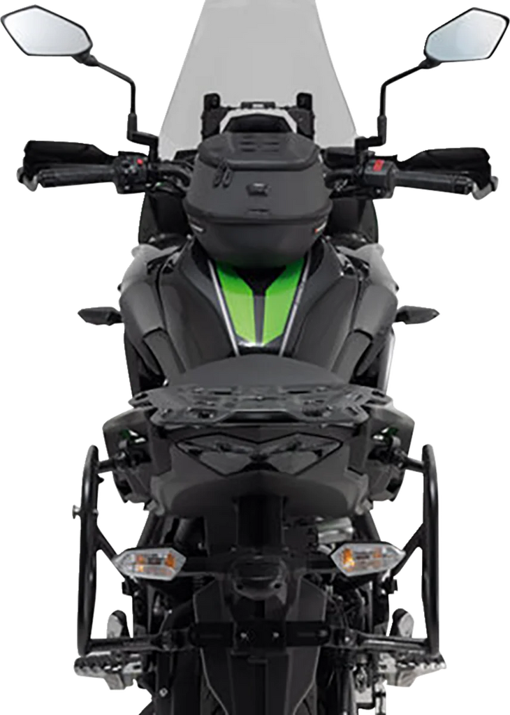 SW-MOTECH Adventure Luggage System - Black - Kawasaki Versys 650 '14-'24 ADV.08.518.75000/B - Back View