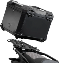 Load image into Gallery viewer, SW-MOTECH Adventure Luggage System - Black - Moto Guzzi V85 '19-'23 ADV.17.925.75000/B - Side View