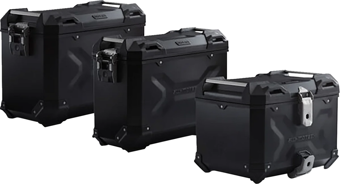SW-MOTECH Adventure Luggage System - Black - Suzuki VStrom '14-'19 ADV.05.440.75001/B - Side View