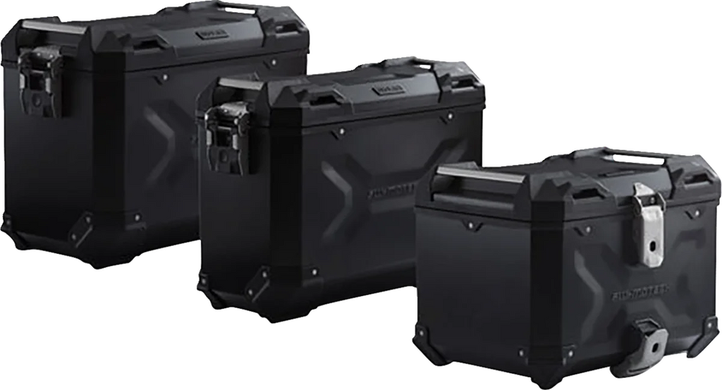 SW-MOTECH Adventure Luggage System - Black - Triumph Tiger 1200 '22-'24 ADV.11.905.75102/B - Back View